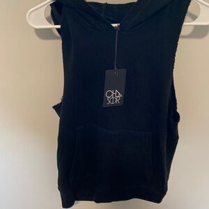 NWT CHASOR MUSCLE TANK HOODIE Kangaroo pocket